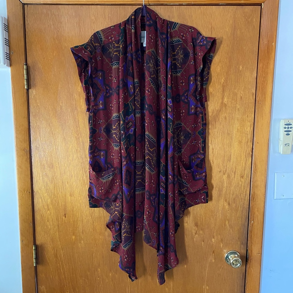 Aztec patterned cardigan